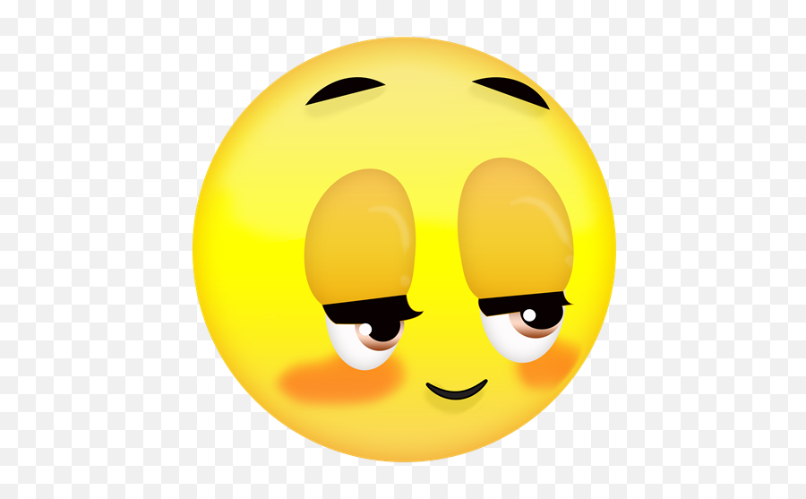 Blushing Emoji With Black Background - Excuse Me Emoji Face,Blushing Emoji