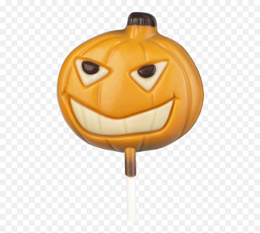 Brunner Schokoladenformen Lolly Halloween Kürbis - Happy Emoji,Kussmund Emoticon