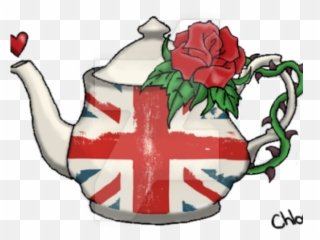 Clipart Of The Day - Union Jack Tea Pot Illustration Union Jack Tea Cup Clip Art Emoji,Tea Pot Emoji