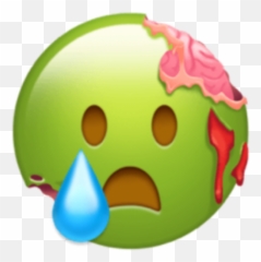 Zombie Sad Horror Emoji Emojilife - Dot,Zombie Emoji