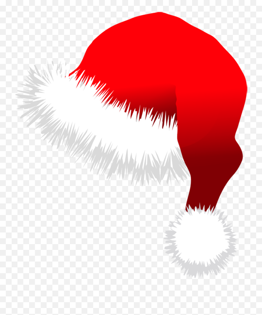 Santa Claus Hat Christmas Clip Art - Transparent Christmas Hat Vector Emoji,Christmas Emoji Clipart
