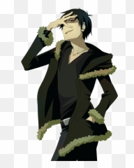 Izaya Orihara - Anime Characters On Trench Coats Emoji,Emotion Of A Villain