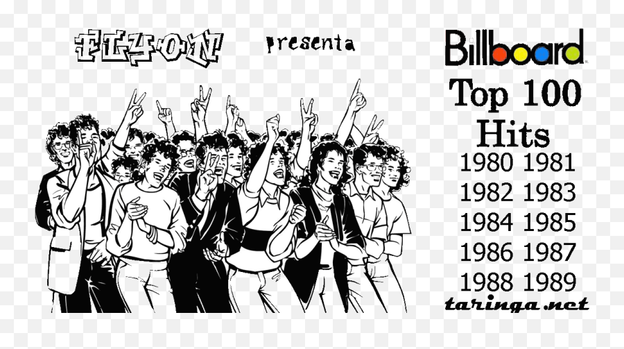 Top 100 Billboard 1980 - Billboard Hit Single Emoji,Billy Squier Emotions In Motion Logo