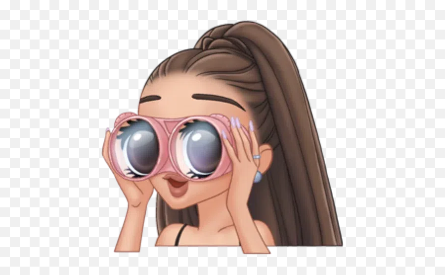 Arimoji Whatsapp Stickers - Stickers Cloud Ariana Grande Arimojis Emoji,Brown Hair Emojis