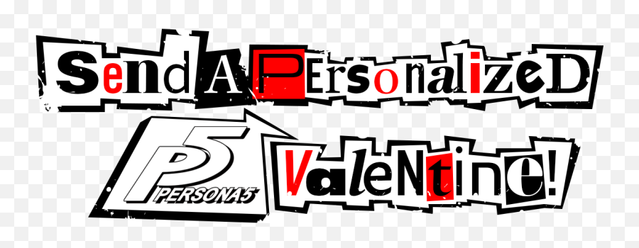 Persona 5 Font - Font Persona 5 Emoji,Persona 5 Emoticons