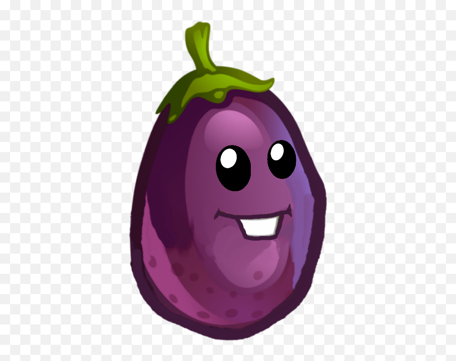 Egg - Plant Plants Vs Zombies Character Creator Wiki Fandom Happy Emoji,Emoticon Looks Like Eggplant