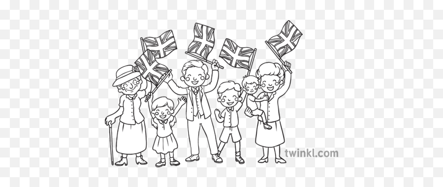 Ve Day Colouring Page People - Ve Day Colouring Pages Emoji,Cool Coloring Pages For Teenagers To Print Expressing Emotion