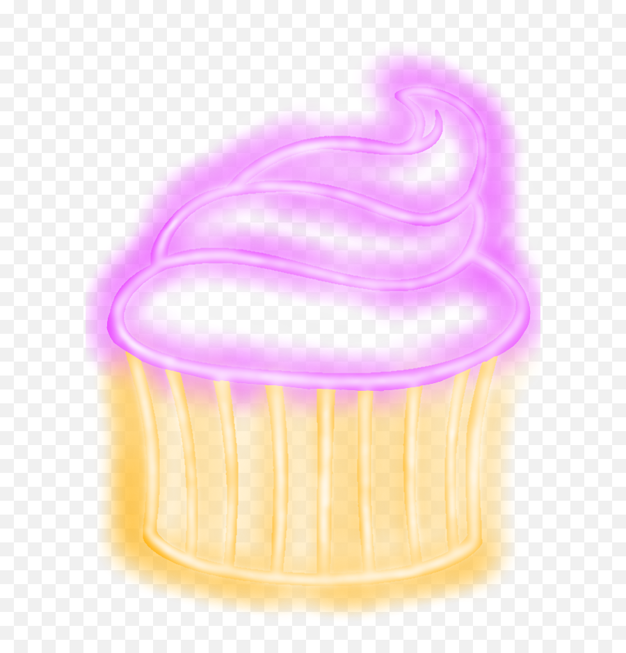 Neon Cupcake Cupcakes Tiktok Tiktokedit - Baking Cup Emoji,Cupcakes With Emoji