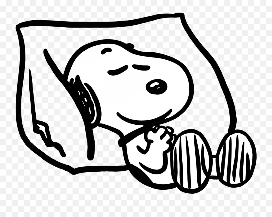 Sleeping Stickers - Snoopy Transparent Png Emoji,Sleepy Snoopy Emoticon
