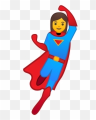 Noto Emoji Pie 1f9b8 200d 2640 - Android Superhero Emoji,Heroes 2.0 Emojis Section