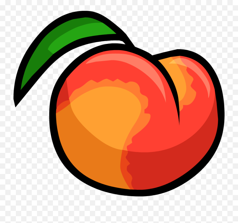 Peach Clipart Pnglib U2013 Free Png Library - Peach Graphic Png Emoji,Peaches Emoji