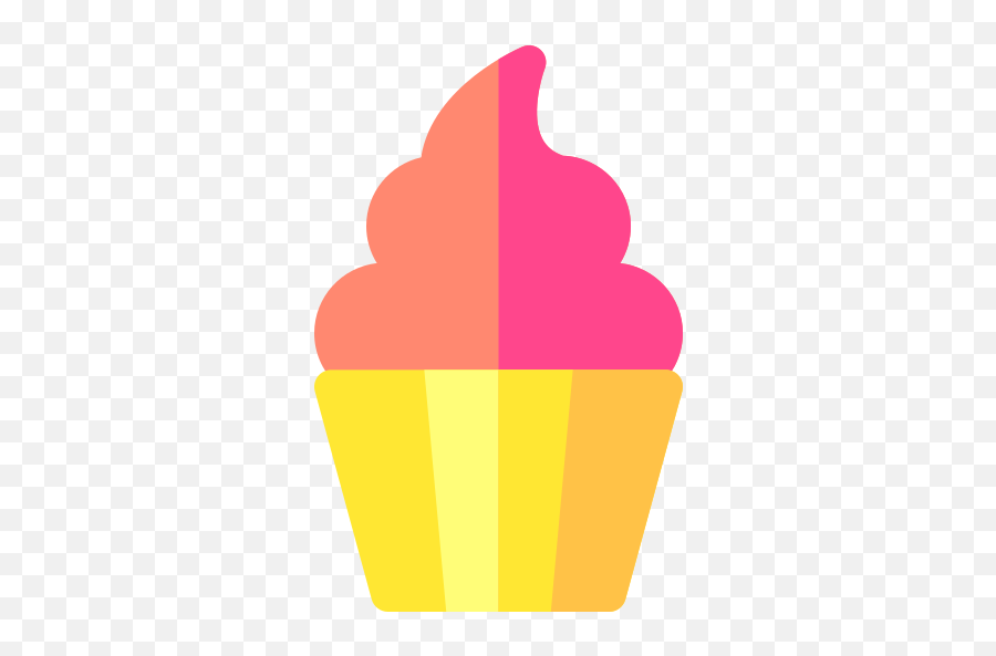 Cupcake - Free Food Icons Baking Cup Emoji,Twitter No Cupcake Emoticon
