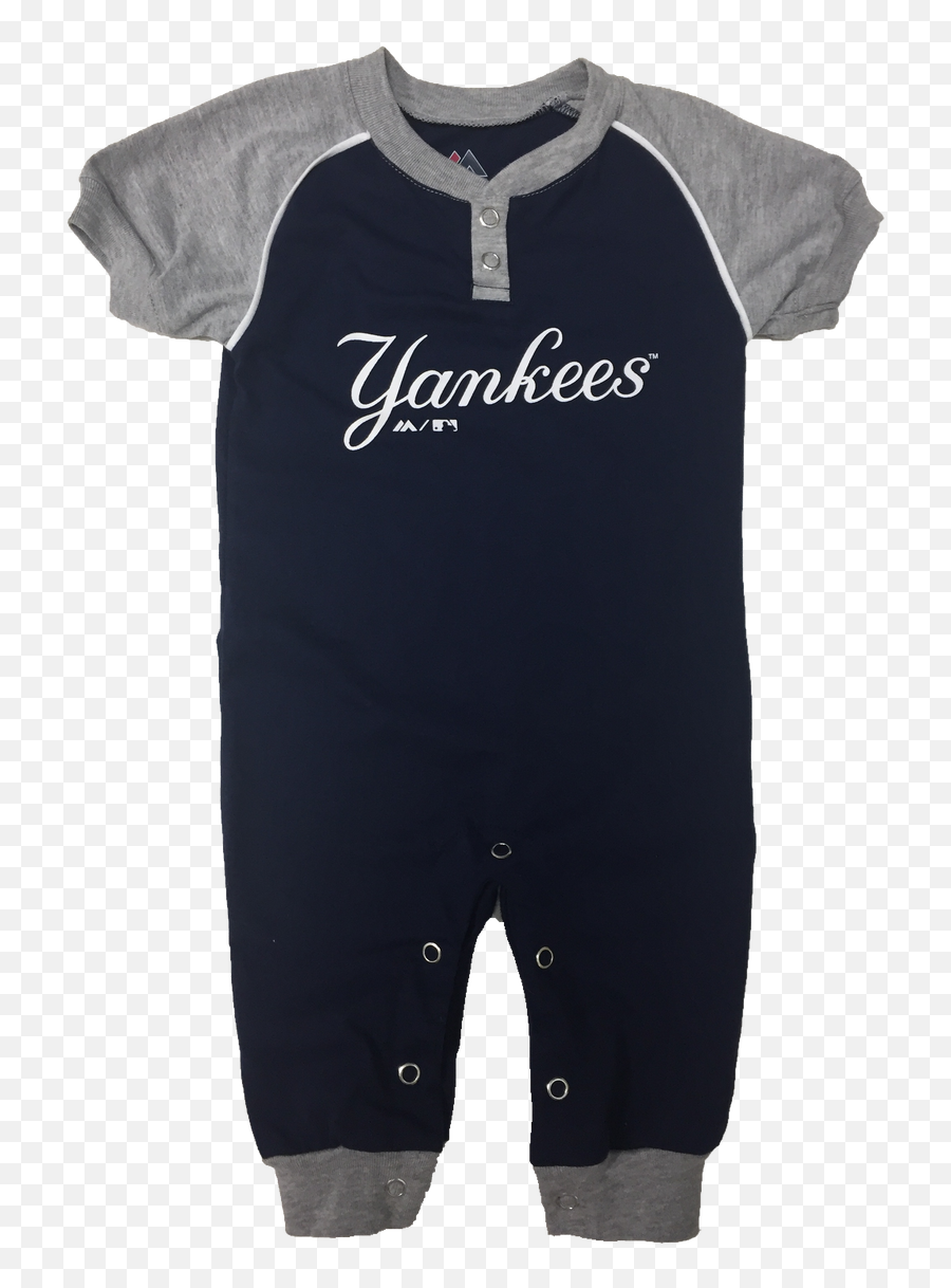 Yankees Navy Gray Baby Onesie - Yankee Onesie Emoji,Yankees Show Of Emotion