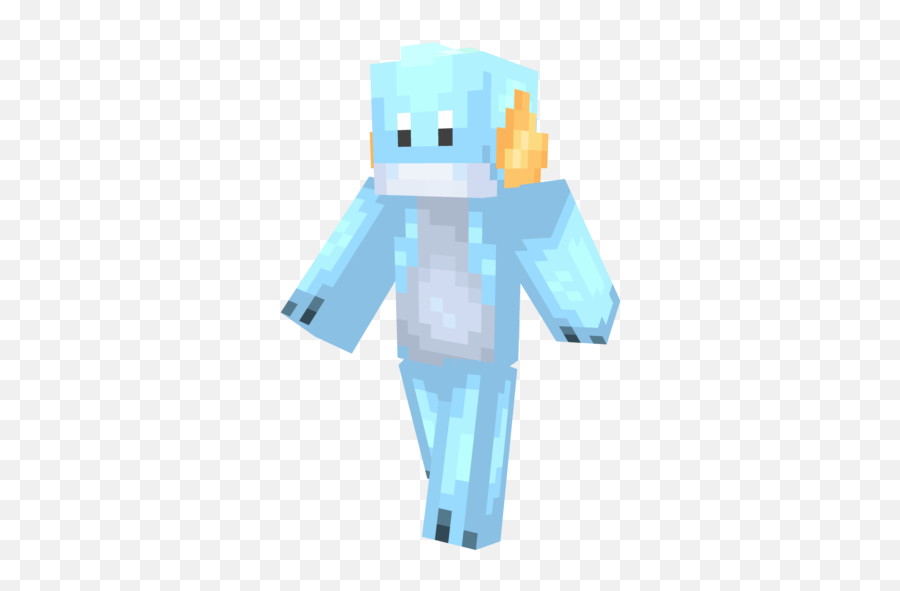 Mudkip Png - Shiny Version Skin De Pokemon Minecraft Shiny Mudkip Minecraft Skin Emoji,Minecarft Mini Emojis