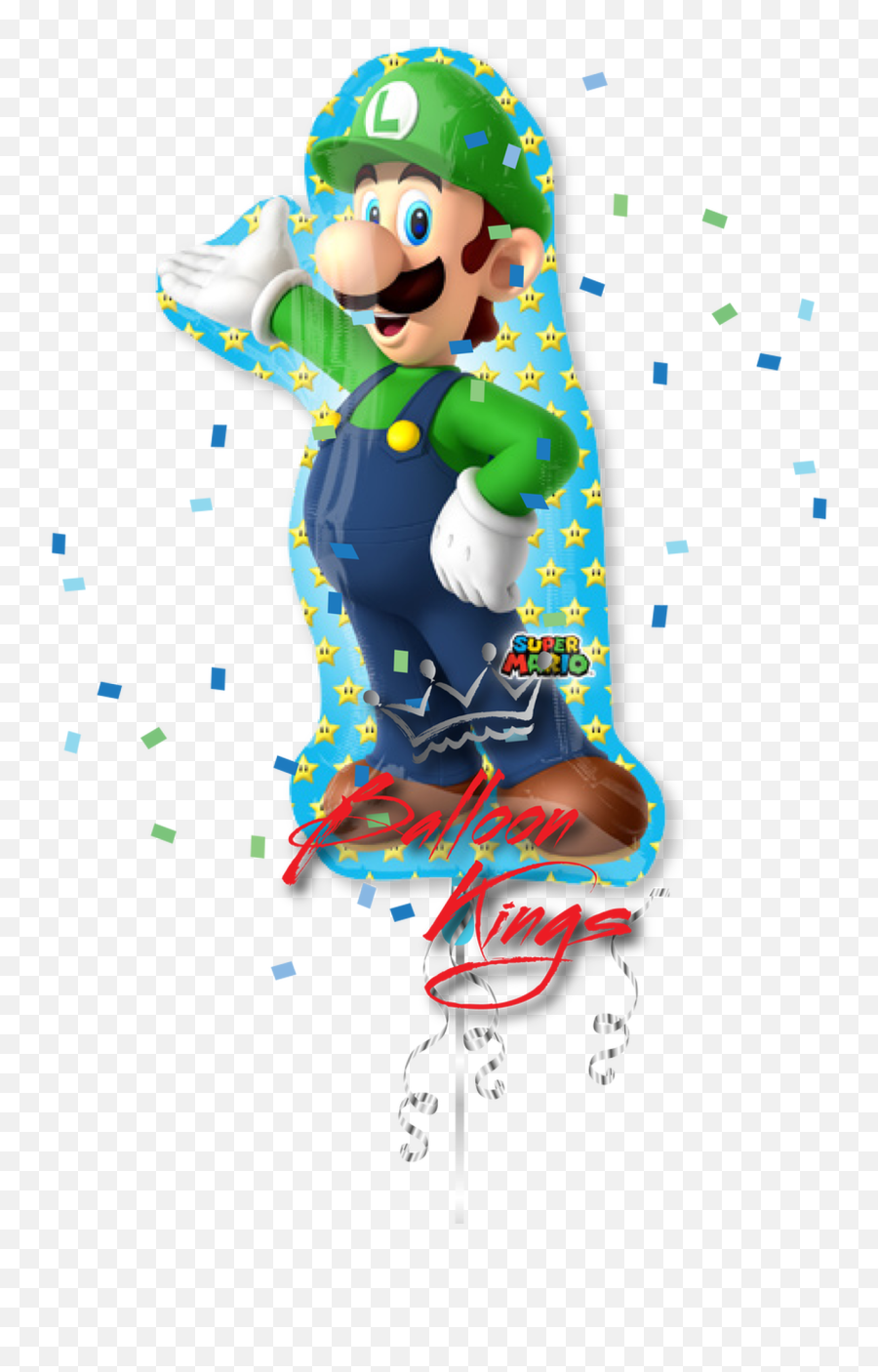 Luigi - Foil Balloons Luigi Emoji,Emoji De Mario Bros