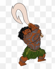 Maui Moana Clipart Free - Maui Moana Clipart Free Emoji,Maui From Moana Emoji