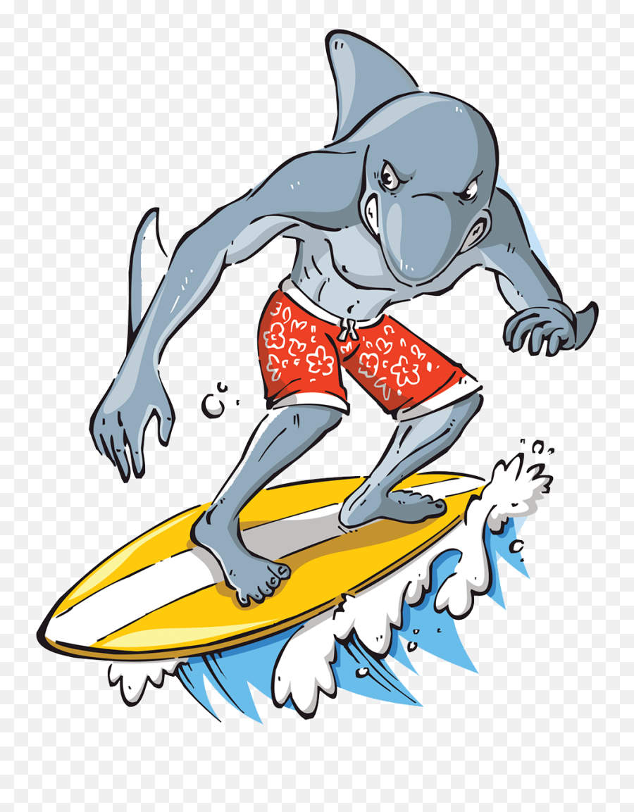 Download Surfing Sport Cartoon Sea Extreme Free Hd Image - Cartoon Surfer Emoji,Mouthless Face Emoticon