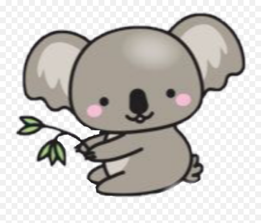 Koala Cute Bamboo Slime Sticker By Girl In Red - Easy Cute Koala Drawing Emoji,Koala Bear Emoji