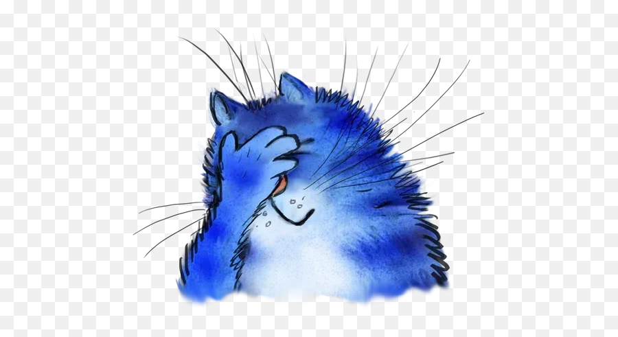Cats Stickers For Whatsapp Page 2 - Stickers Cloud Blue Cats Stickers Emoji,Cats Emotions