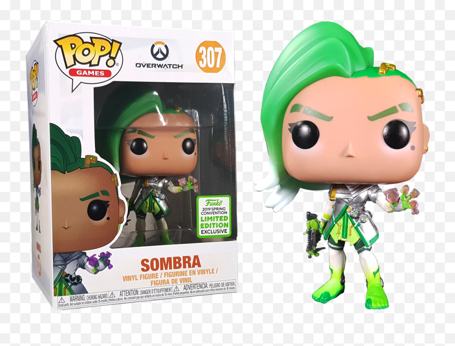 Overwatch - Sombra Glitch Eccc 2019 Exclusive Pop Vinyl Emoji,Overwatch Orisa Emoticons