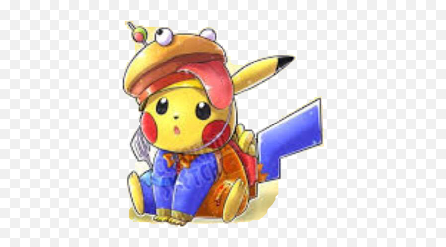 Summer Durr Burger Pikachu Sticker - Durr Burger Pikachu Emoji,Durr Emoji