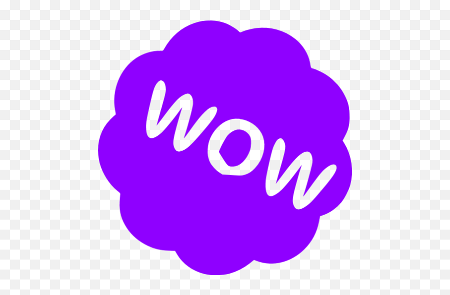 Violet Wow Badge 2 Icon - Free Violet Badge Icons Emoji,Wow! Fb Emoticon