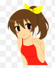 Girl Clipart Free Download Transparent Png Creazilla Emoji,Anime Girl Emoticon