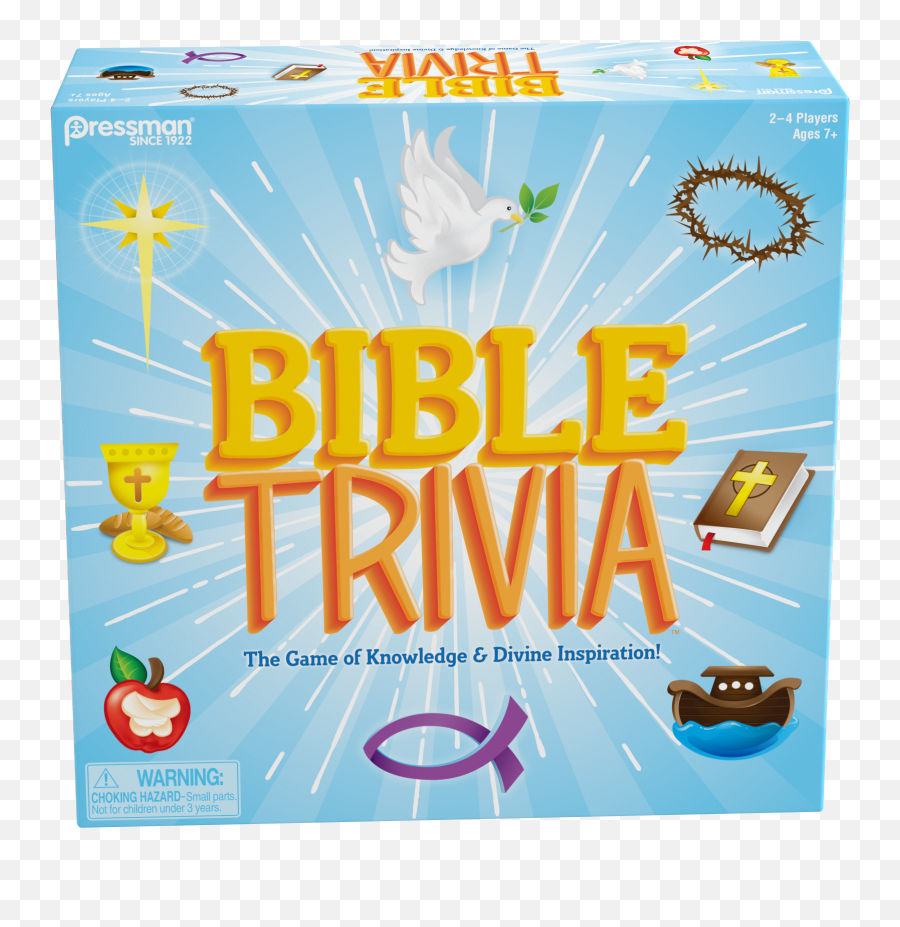 Pressman Bible Trivia Board Game Emoji,Bible: You Choose Your Emotions