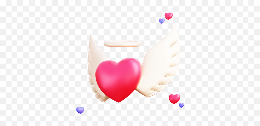Angel Emoji Icon - Download In Gradient Style,Angel Wings Emoji