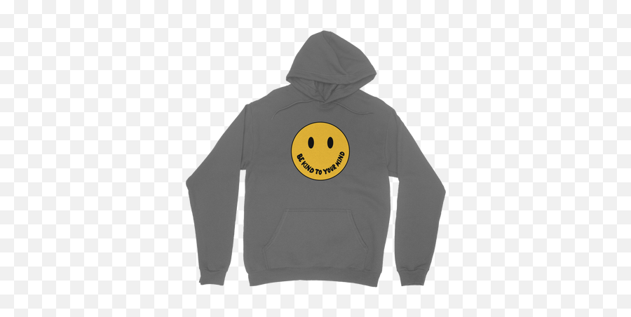 Be Kind Smileyu0027 Unisex Hoodie - Mycornerstores Emoji,Zip Up Face Emoji