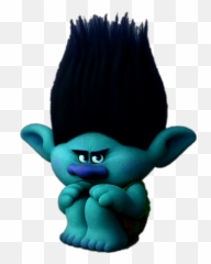 Troll Trolls Cute Disney Sticker - Branch Trolls Png Emoji,Troll Doll Emoji