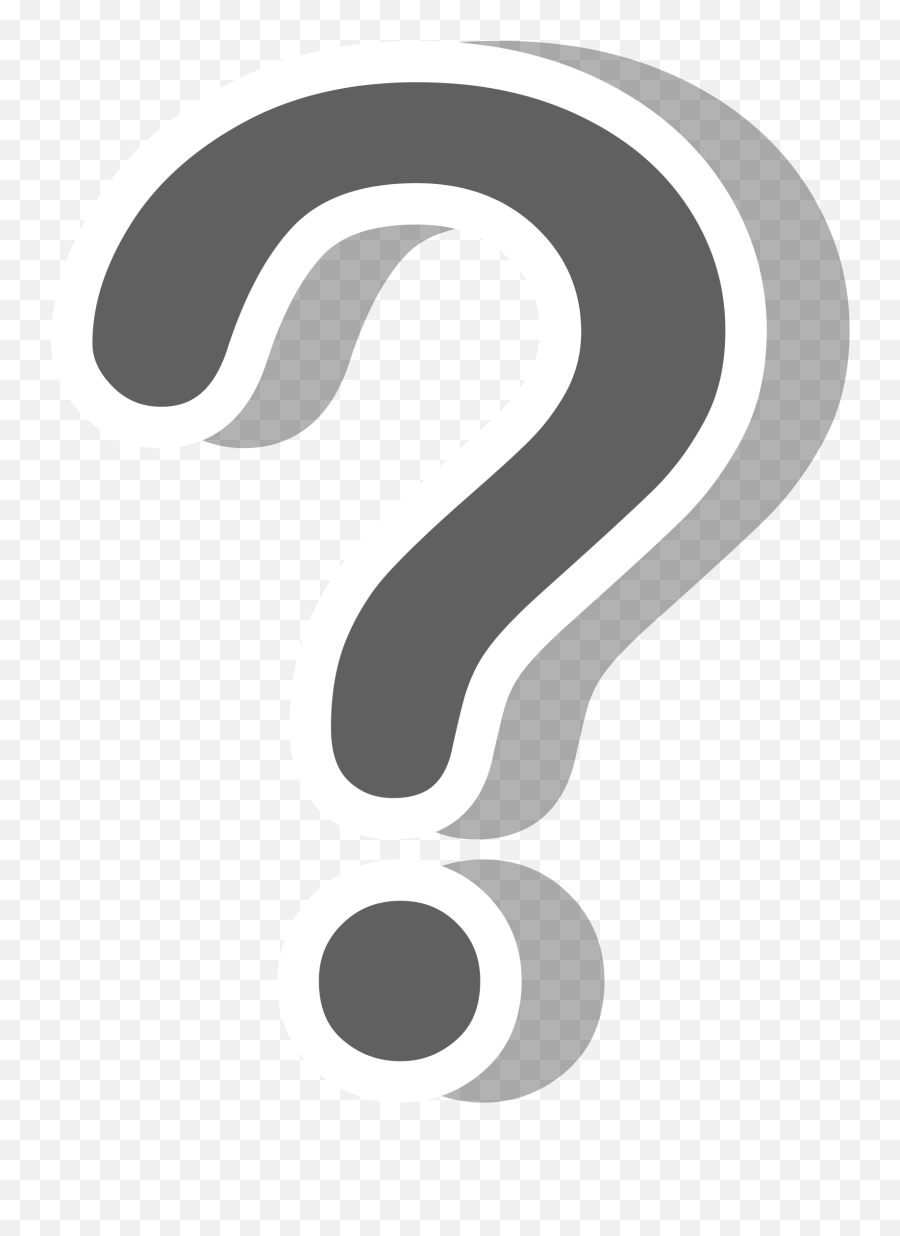 Question Mark Sticker Transparent Png - Transparent Background Free To Use Question Mark Emoji,Question Mark Emoji Png