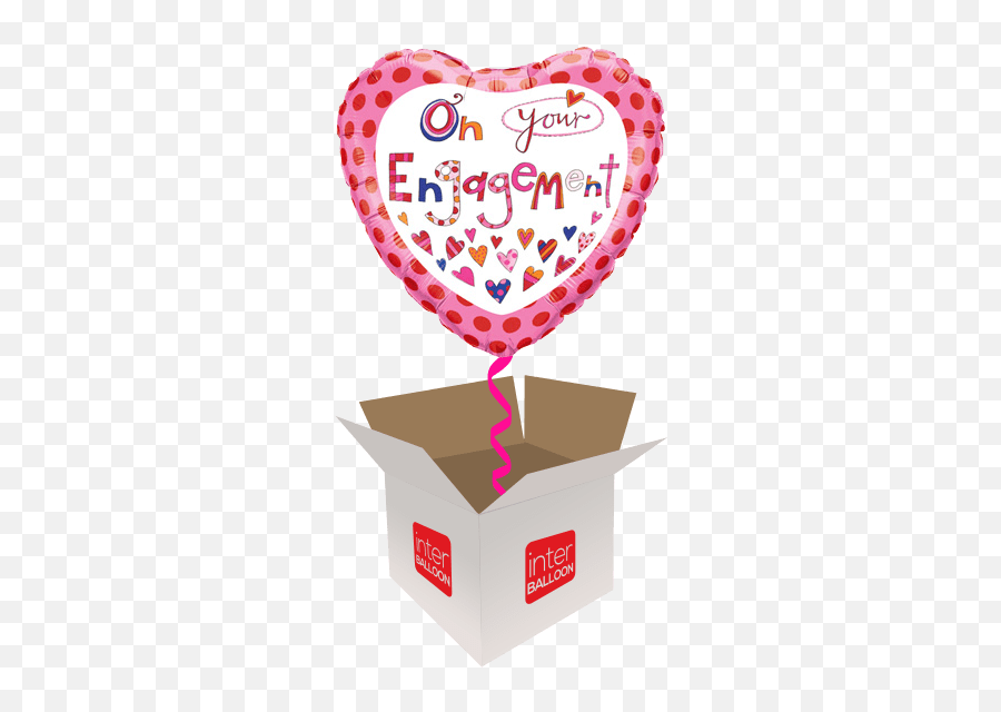 Old Harlow Helium Balloon Delivery In A Box Send Balloons - Balloon Emoji,Pink Heart Emoji Balloons