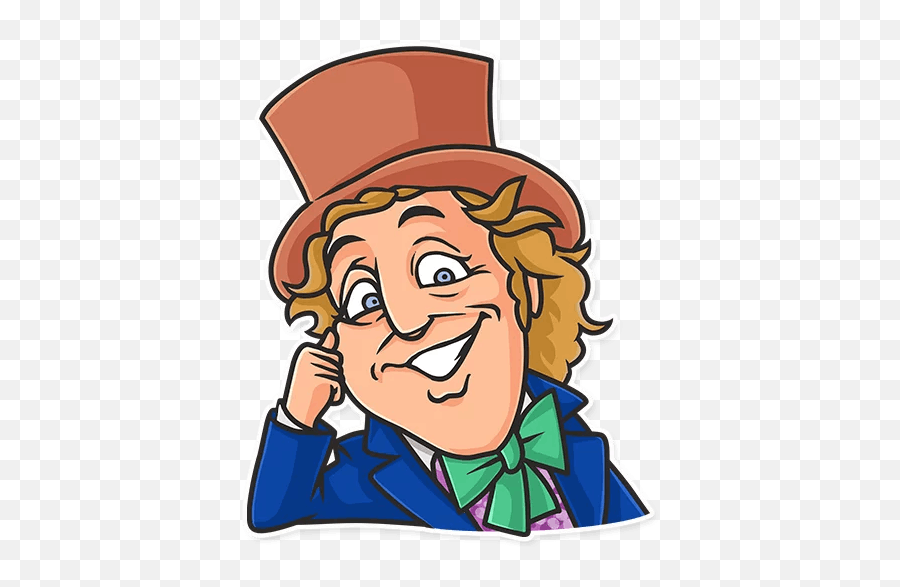 Willy Wonka Telegram Stickers - Telegram Sticker Cinema Male Heroes Emoji,Willy Wonka Emoji