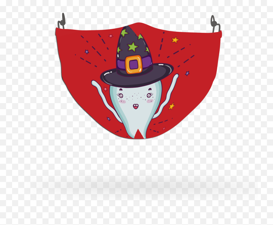 Ghost Theme Pattern Face Covering Print 1 - Costume Hat Emoji,Ghost Emoji Hat