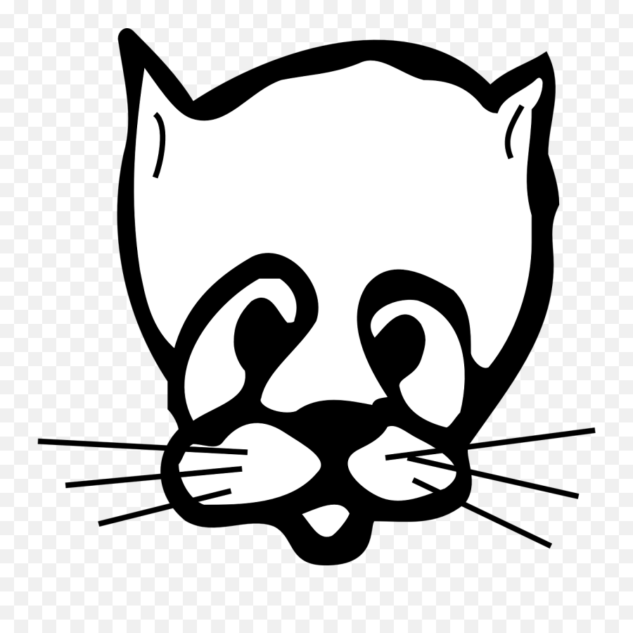 Cat Face Coloring Pages Sad Cat Face - Clip Art Emoji,Sad Cat Face Emoji