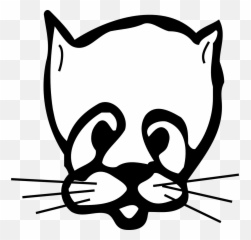 Cat Face Coloring Pages Sad Cat Face - Clip Art Emoji,Sad Cat Face Emoji