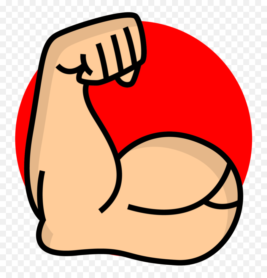 Limb Upper Strong Arm Icon Free Download Image - Strong Strong Arm Clipart Emoji,Strong Arm Emoji