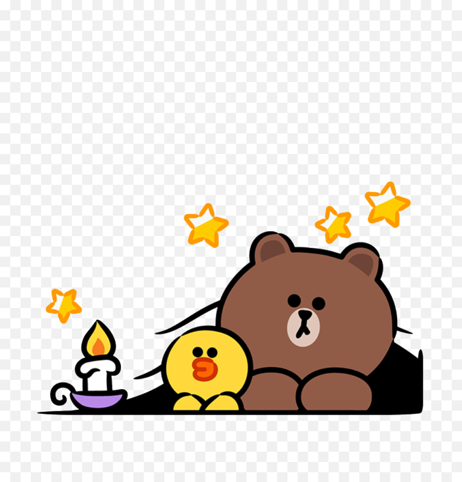 Line Characters Soft And Spooky - Brown Line Friends Profile Emoji,Emotions De Panda