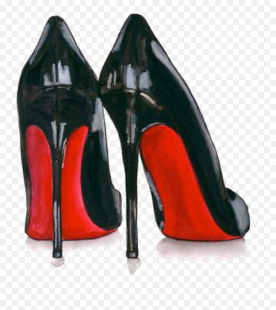 Mq Black Shoes Highheel Sticker By Marras - Red And Black Heels Png Emoji,Red High Heel Emoji