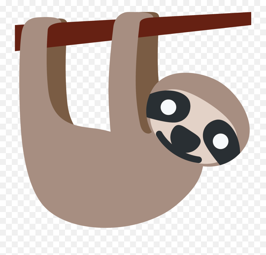 Sloth Emoji Clipart Free Download Transparent Png Creazilla - Sloth Flashcards,Lazy Emoji