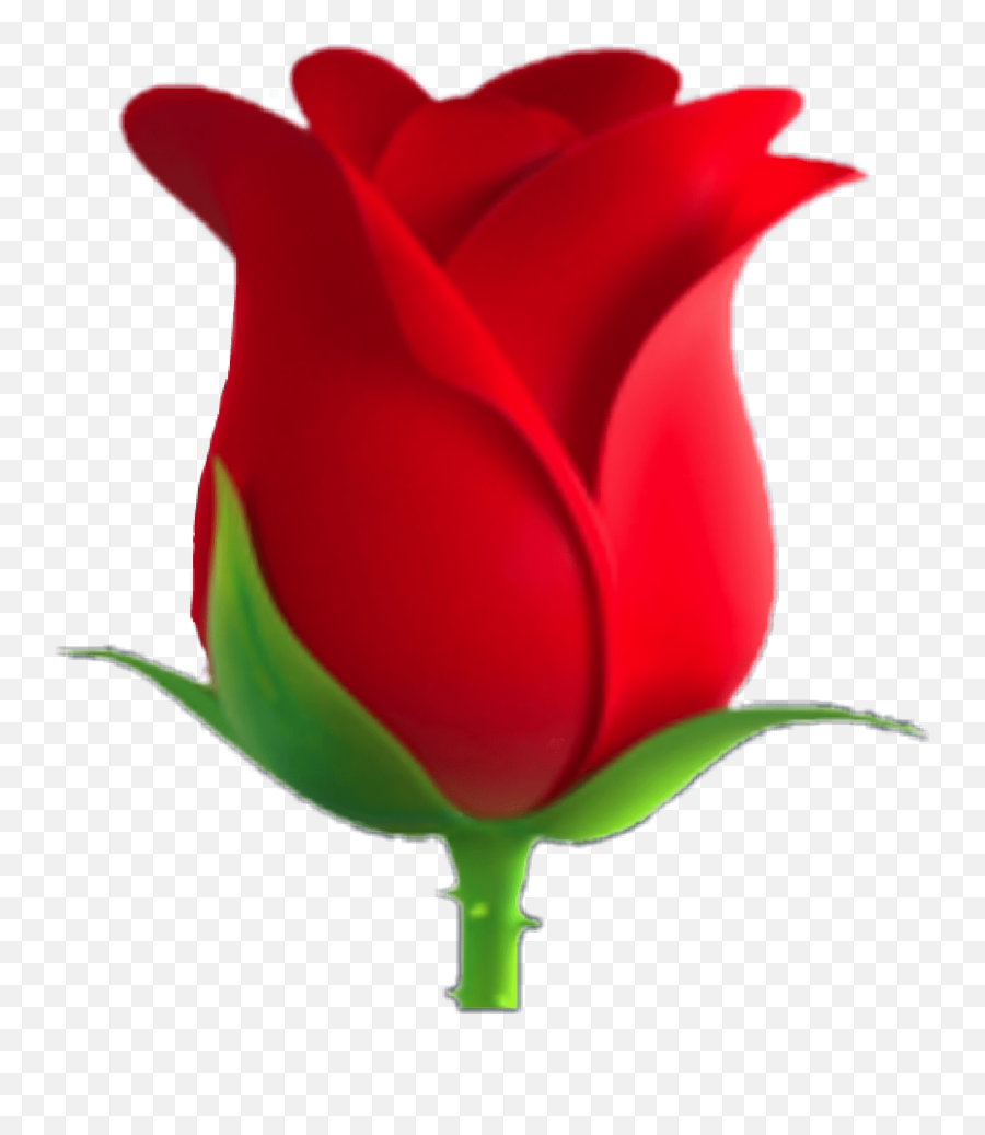 Flower Redflower Emojis Green Lovely - Rose Emoji Full Rose Emoji,Green Emoji