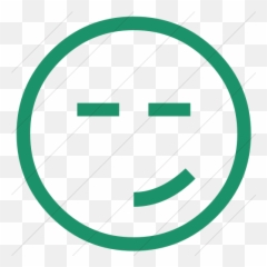 Classic Emoticons Smirking Face Icon - Dot Emoji,Smirky Emoticon Text