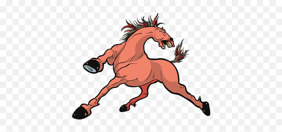 Free Mane Horse Vectors - Animal Figure Emoji,Cartoon Horse Faces Emotion