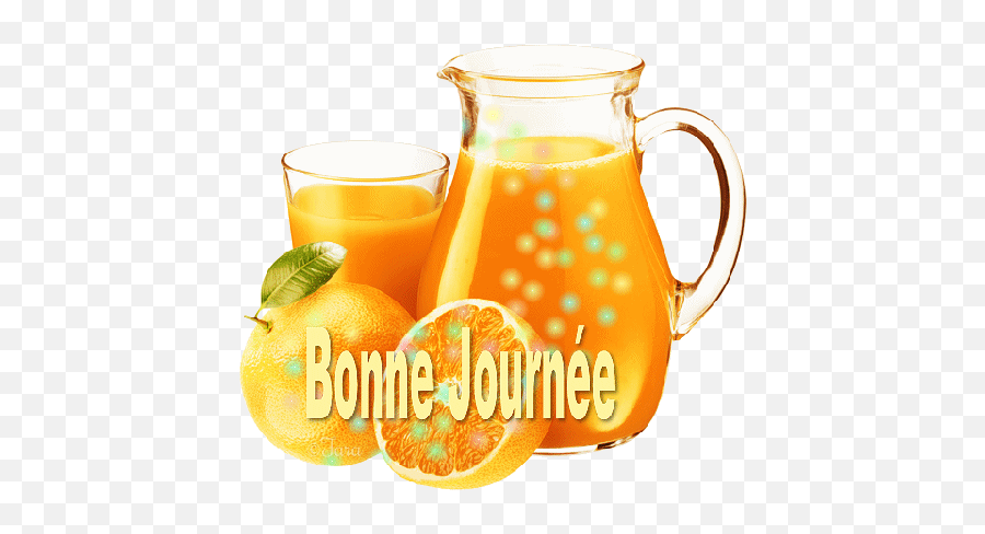 Bonne Journee Jus De Fruits Oranges Pressees Image Orange - Can Grapefruit Help You Lose Weight Emoji,Orange Fruit Emoticon