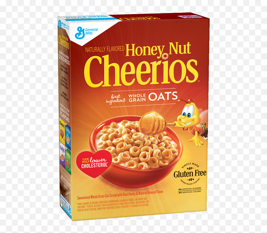 Cereal Clipart Bowl Cheerios Cereal Bowl Cheerios - Honey Nut Cheerios Png Emoji,Cereal Emoji