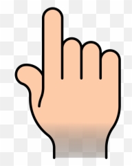 Blue Pointer Finger Png Svg Clip Art For Web - Download Index Finger Clip Artpng Emoji,Index Finger Emoji Png