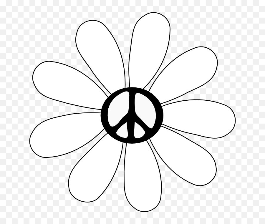 Peace Clipart - Clipartsco White Hippie Flower Emoji,Peace Hippie Emoticon