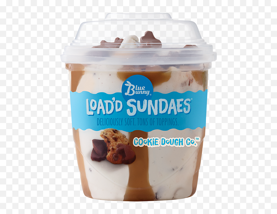 Ice Cream - Big Bell Ice Cream Blue Bunny Load D Sundae Emoji,Chocolate Ice Cream Emoticon