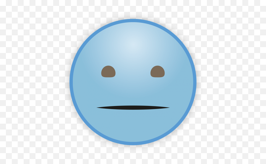 Sky Blue Emoji Full Hd Png Transparent Images Free - Happy,Emoticon For Sick Face